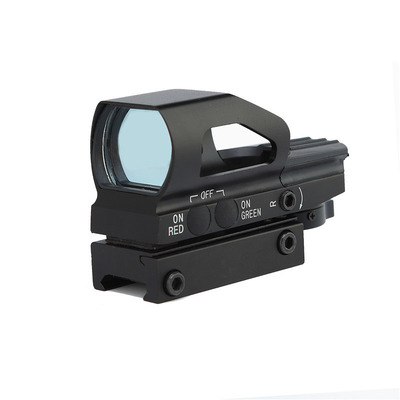 4 Reticle Sight Ratchet 1x23x34 Red Green Dot Scope With QD Picatinny Mount