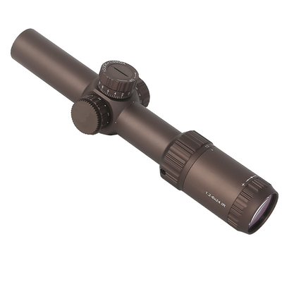 HD Lens 1.2-6x24IR Long Range Adjustable Reticle Scope Loch Turret Quick Acquisition