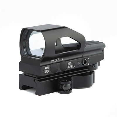 4 Reticle Sight Ratchet 1x23x34 Red Green Dot Scope With QD Picatinny Mount