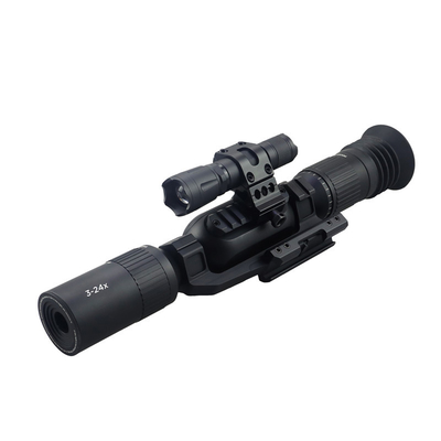 4K HD 3-24X Night Vision Hunting Scope 8G To 64G With IR Torch