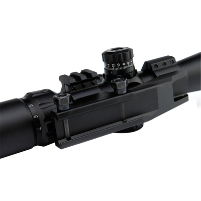 2-7x32E Compact Tactical Hunting Scope with Red/Green/Blue 24 Mil Dot Reticle