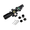  2.5-10x40 with Red Laser and Red Dot Sight Illuminated Tactical Hunting Scope