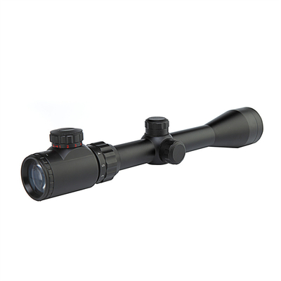 40MM 3-9x40E Red Fiber Riflescope Dual Illuminated Hunting 323mm