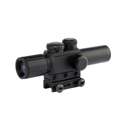 4X25 Tactical Hunting Scope Illuminated Red Dot Sight With Green Laser