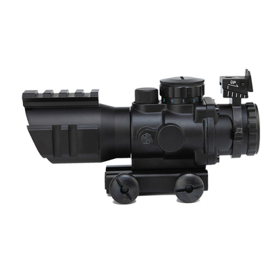 20/11MM Mount 4x32 R/G Illuminated Reticle Prism Scope With Three Rail