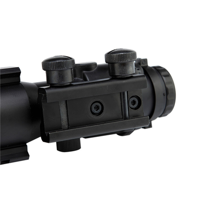 20/11MM Mount 4x32 R/G Illuminated Reticle Prism Scope With Three Rail