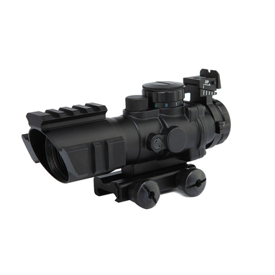 20/11MM Mount 4x32 R/G Illuminated Reticle Prism Scope With Three Rail