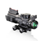 4x32 R/G/B 3 Colors Illuminted Glass Reticle Prism Scope With Decorative Fiber