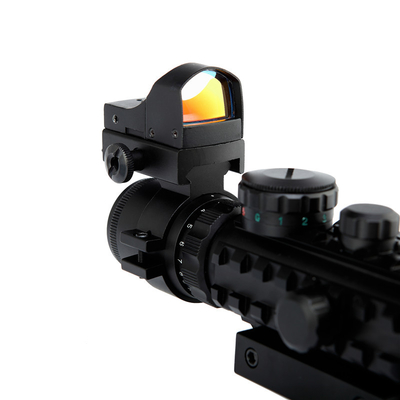 3-10x40 Dual Illuminated Hunting Rifle Scope With Red Dot Laser Sight