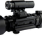3-10x40 Dual Illuminated Hunting Rifle Scope With Red Dot Laser Sight