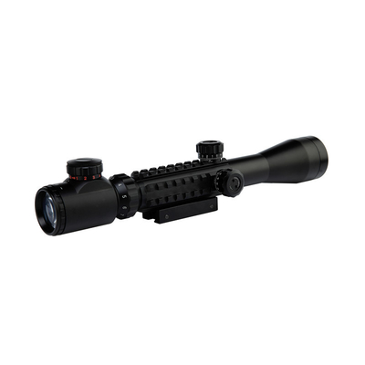 Combo 3-9x40 Dual Illuminated Hunting Scope With Tri Pictinny Rail