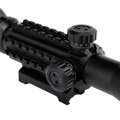 4-12X50E Tactical Hunting Scope With Tri-Rail And 11/20MM Converted Mount