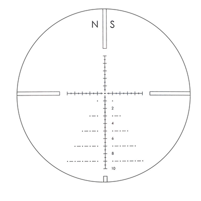 2.5-15X50SFIR Illuminated Reticle Scope With 11 Levels Glass  Reticle