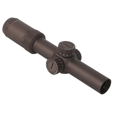 HD Lens 1.2-6x24IR Long Range Adjustable Reticle Scope Loch Turret Quick Acquisition