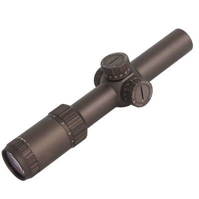 HD Lens 1.2-6x24IR Long Range Adjustable Reticle Scope Loch Turret Quick Acquisition