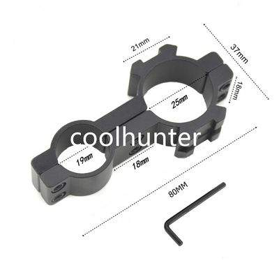 OEM Tactical Scope Rings And Mounts 19x25mm With 21mm Rail