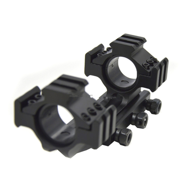 Black ARS Scope Rings And Mounts Tri Rail Weaver 30mm Rings