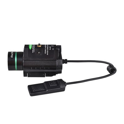 300LM Tactical Flashlight 5mw Green Laser Sight For 20MM Weaver Rail Weapons