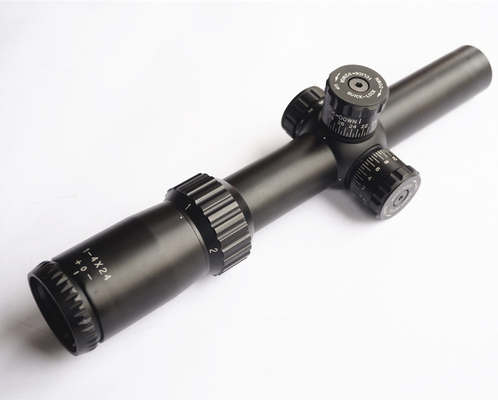 10 Levels 1-4x24IR Compact Hunting Scopes Illuminated Glass  Reticle For AR15